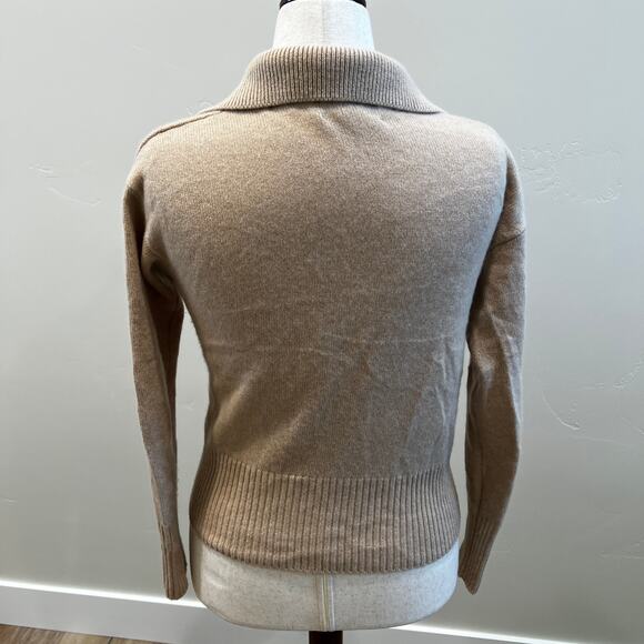 BANANA REPUBLIC Women's Luna Cashmere Sweater Size XS In Sandstorm - Picture 4 of 9
